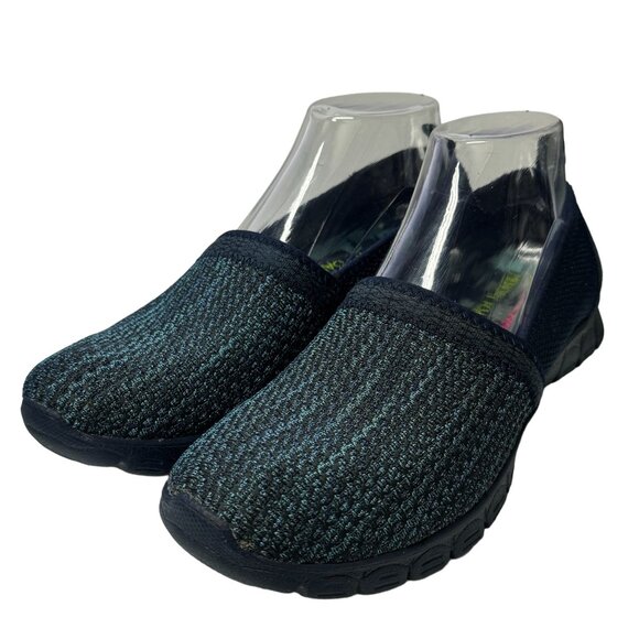 Skechers EZ Flex Loafer Womens 8.5 Navy Blue Air Cooled Memory Foam SlipOn Shoes - Picture 11 of 15